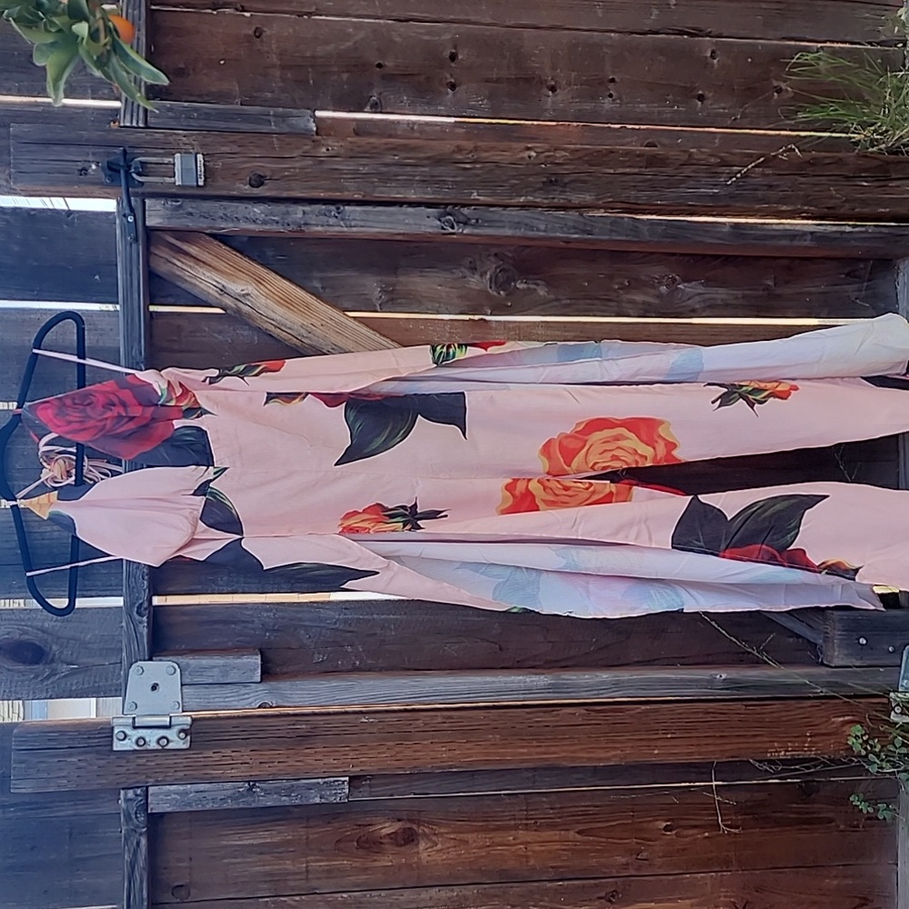 New Halter Open Slit, Wide-Leg Jumpsuit, NWT, Sz. Small